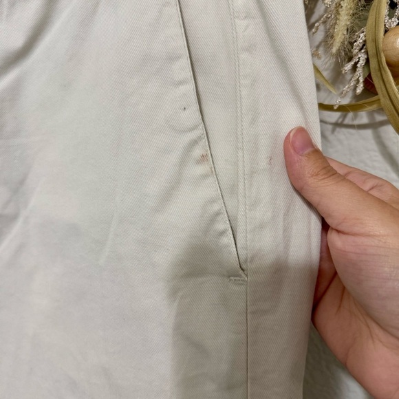 Nili Lotan Paris Pant in Eggshell Drop Crotch Cotton Twill Size 2 Edgy USA Work - Picture 10 of 13